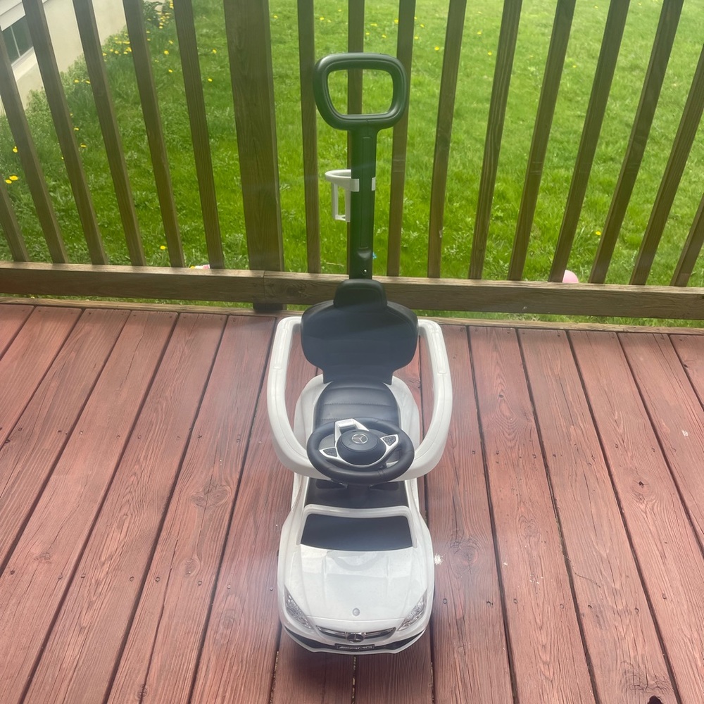 Toddler Mercedes Push Car